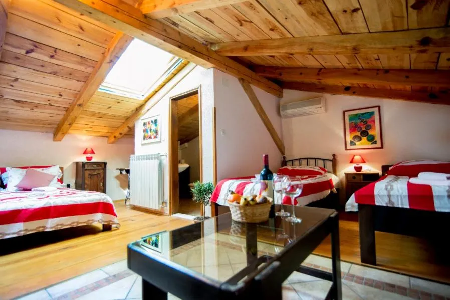 četverokrevetna soba agroturizam istra